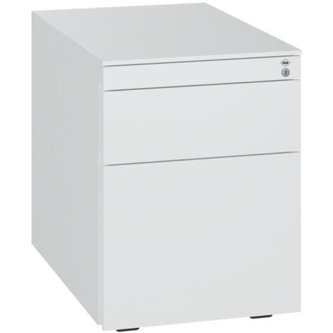 C+P Stahl-Rollcontainer, 563x430x781mm, 9010/9010
