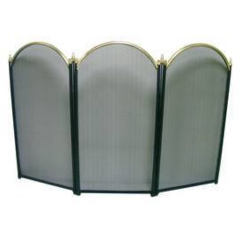 C PARASCINTILLE 3 PANNELLI  98,5X1,5X61 P/CAMINO ORO