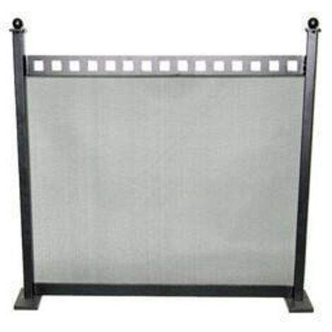C PARASCINTILLE A PANNELLO  63,5X61,5 P/CAMINO NERO - 1 pezzo