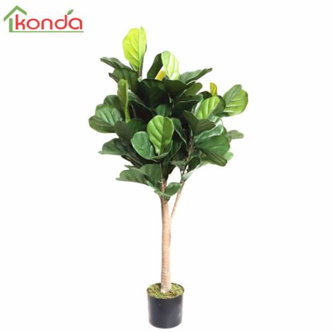 C PIANTA FICUS LYRATA ARTIFICIALE 125 CM 4 PZ