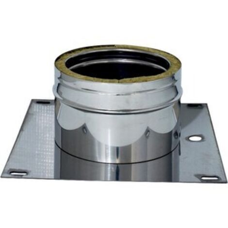 C PIASTRA DI BASE INOX DOP PARETE D 8/13 CM
