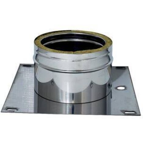 C PIASTRA DI BASE INOX DOP PARETE D  8/13 CM