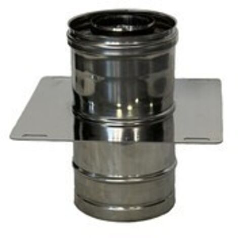 C PIASTRA INTERMEDIA INOX DOP PARETE D15/20CM