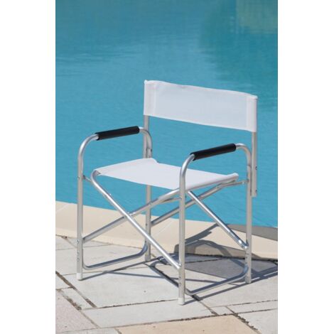 C POLTRONA REGISTA PLAYA ALLUMINIO BIANCA- 2,0 pz