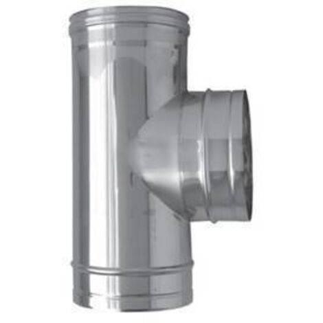 C RACCORDO A T INOX ATTACCO FFM D  8 CM