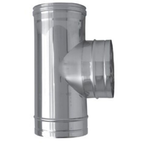 C RACCORDO A T INOX ATTACCO FFM D 8 CM