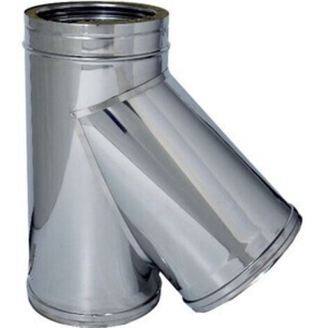 C RACCORDO BRAGA 135 INOX DOP PARETE D15/20CM