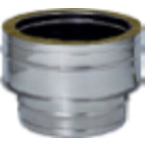 C RACCORDO INOX DA MONO A DOP PARETE D15/20CM - 1 pezzo