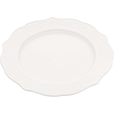 C ramique Vintage Plate Ronde Multifonction pour Dessert