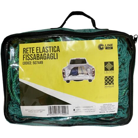 C RETE ELASTICA FISSABAGAGLI MAGLIA 45-3.0X1.6MT