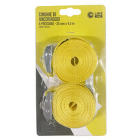 C SET 2/CINGHIE ANCORAGGIO PRESSIONE MM25 4.5MT.- 1,0 pz