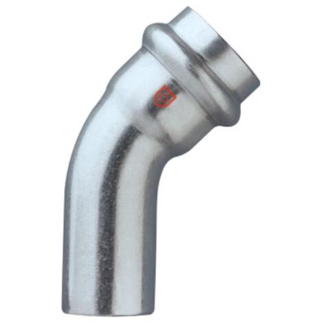 C-Stahl Pressfitting Bogen 45° I/A, 28mm, FRABOPRESS C-Steel, V-Kontur