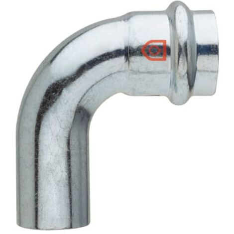 C-Stahl Pressfitting Bogen 90° I/A, 22mm, FRABOPRESS C-Steel, V-Kontur