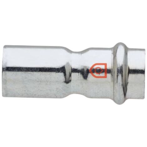 C-Stahl Pressfitting Reduzierstück I/A, 18mm x 15mm, FRABOPRESS C-Steel, V-Kontur