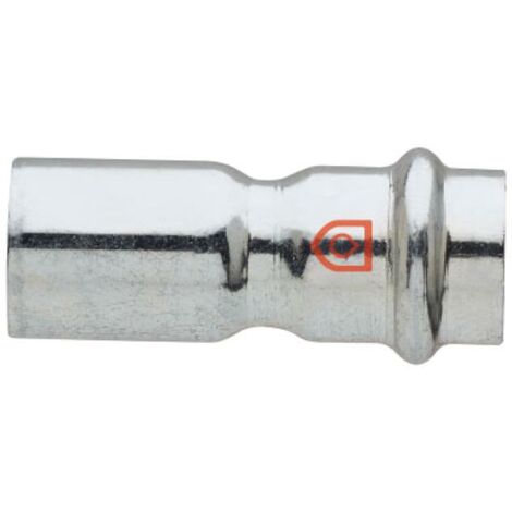 C-Stahl Pressfitting Reduzierstück I/A, 35mm x 28mm, FRABOPRESS C-Steel, V-Kontur