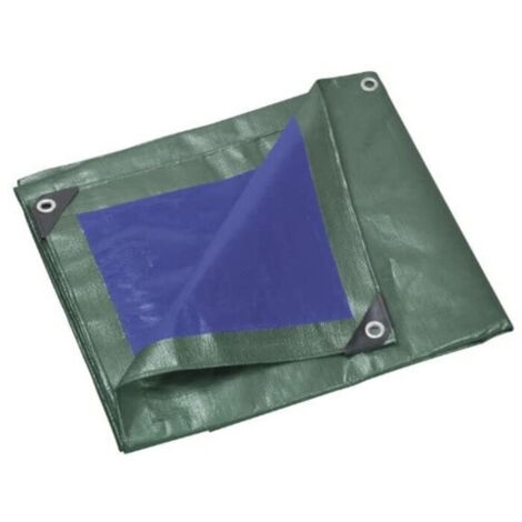 C TELO OCCHIELLATO PE 3 X 4M 110GR VERDE/BLU- 1,0 pz