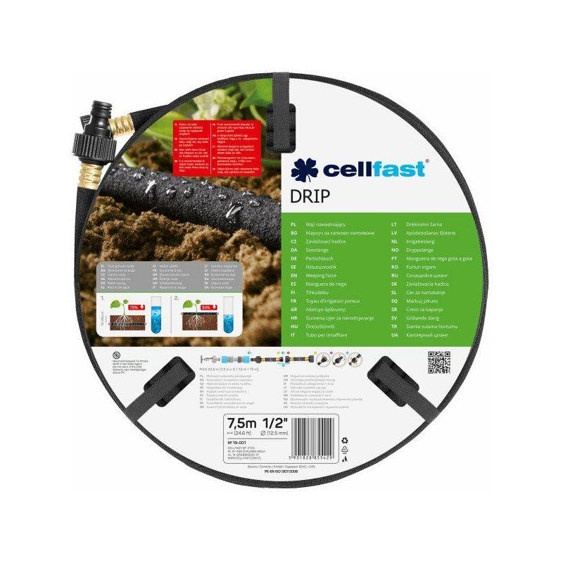 C. tuyau d'irrigation goutte à goutte 1/2'