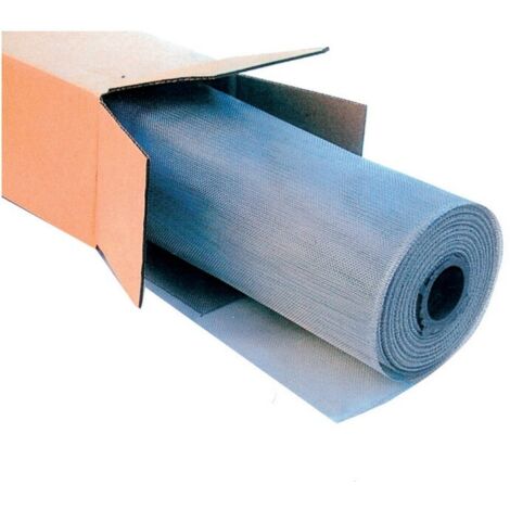 C ZANZARIERA ALLUMINIO 18X14 0,60X30MT ARGENTO