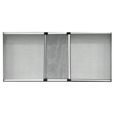 C ZANZARIERA ESTENS C/SPAZZ H40X50/92 SILVER - 5 PZ