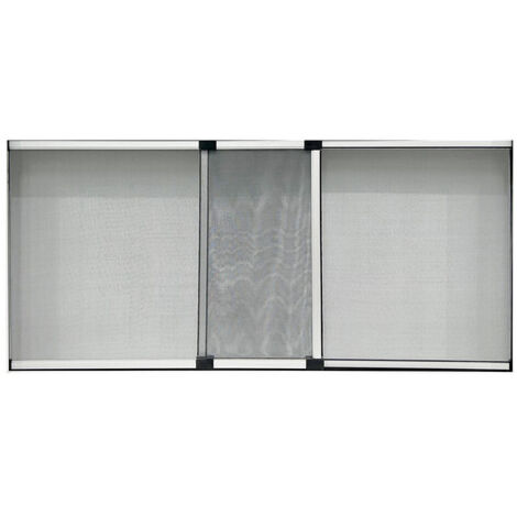 C ZANZARIERA ESTENS. C/SPAZZ. H.50X70/132 SILVER- 5,0 pz
