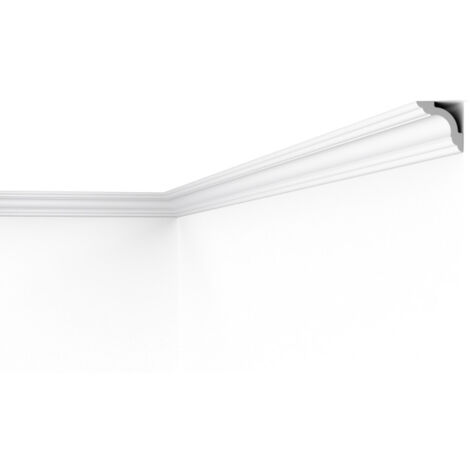 C1 DECOFLAIR Moulure de plafond Polystyrène HD 52 x 52 x 2000 - 1 pièce