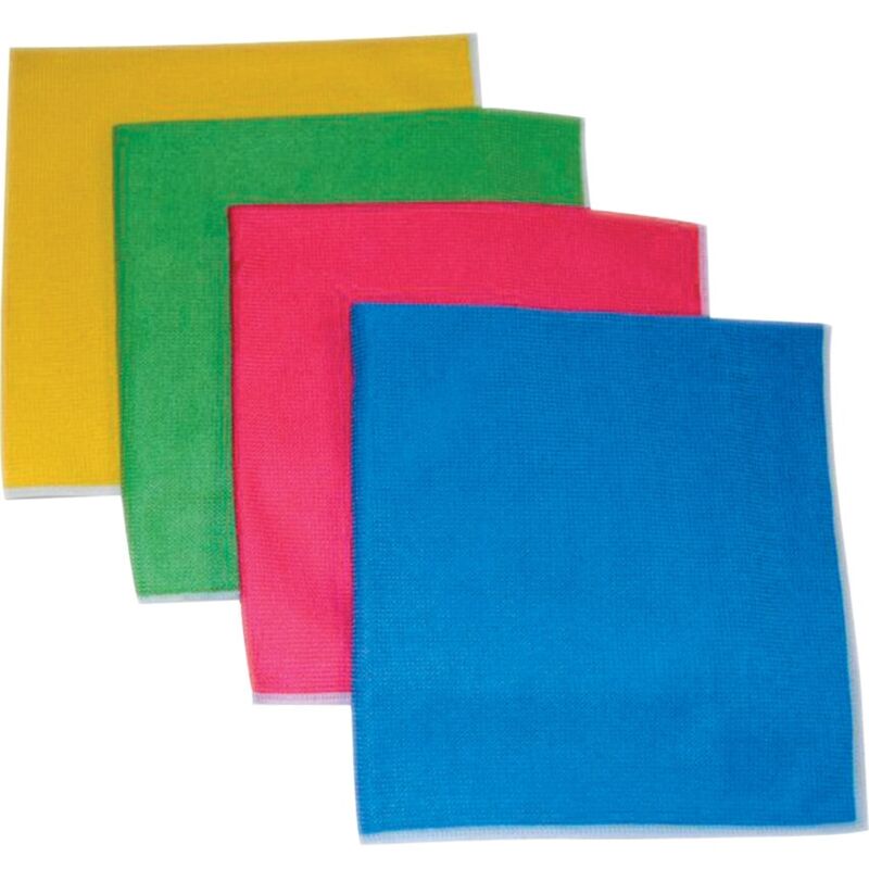 Zoro Select - C120 Absorbent Green Cloths, Pack of 5 - Green