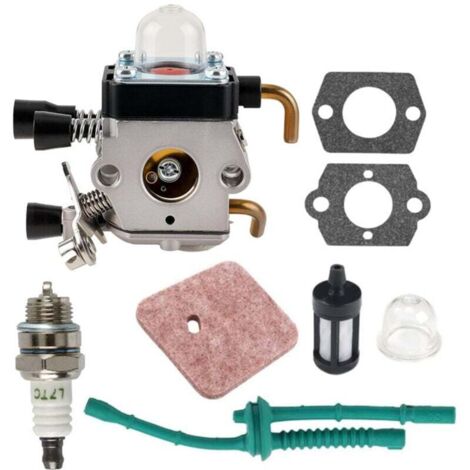 C1Q-S97 Vergaser mit Kraftstoffleitungssatz und Luftfilter für SSTIHL FS38 FS45 FS55 KM55 FS75 Rasentrimmer/Freischneider