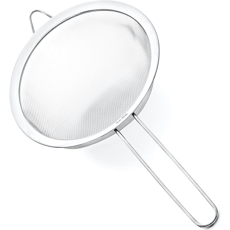 20cm Passoire Haut de Gamme - 304 Acier Inoxydable et Mailles Fines - Qualité Professionnelle