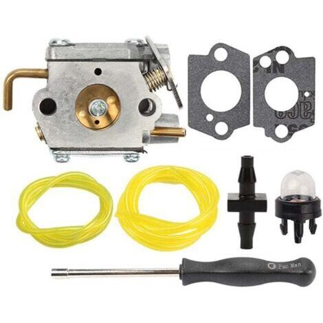 C1U-P10A Kit de carburateur, pour Ryobi Tillers 210R 775R 2800M Trimmers 280R Blowers 310Bvr Vac/Blower, Ryan/for Ryobi 105R 132R 767R 775R, Remplacer la pièce OEM pour Walbro Wt-827 Wt-827-1