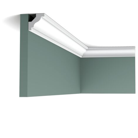 C230 Corniche plafond Orac Decor- 3x3x200cm (h x p x L) - moulure décorative polyuréthane - rigide ou flexible : rigide - conditionnement : A l'unité