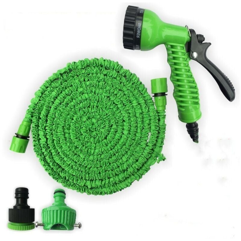 C2615A Hose Basic - Tuyau Extensible à Pression d'Eau, Vert, 15 Mètres