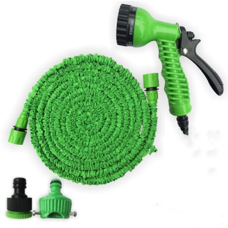 C2615A Hose Basic - Tuyau Extensible à Pression d'Eau, Vert, 15 Mètres