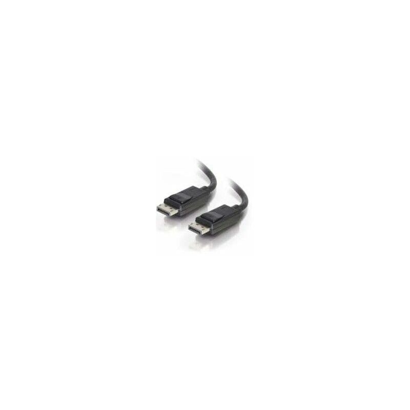 Image of C2G 2m DisplayPort Cable with Latches 4K - 8K uhd m/m - Black Nero