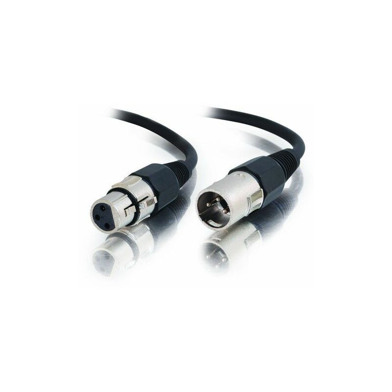 

C2G 2m Pro-Audio XLR Cable M/F cable de audio XLR (3-pin) Negro