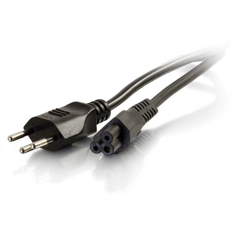 C2G 2m, SEV 1011 - C5 IEC Nero Accoppiatore C5