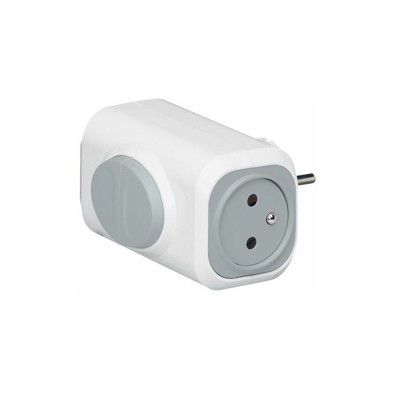 

Legrand - C2G 80806 base múltiple 2 salidas AC Interior Gris, Blanco