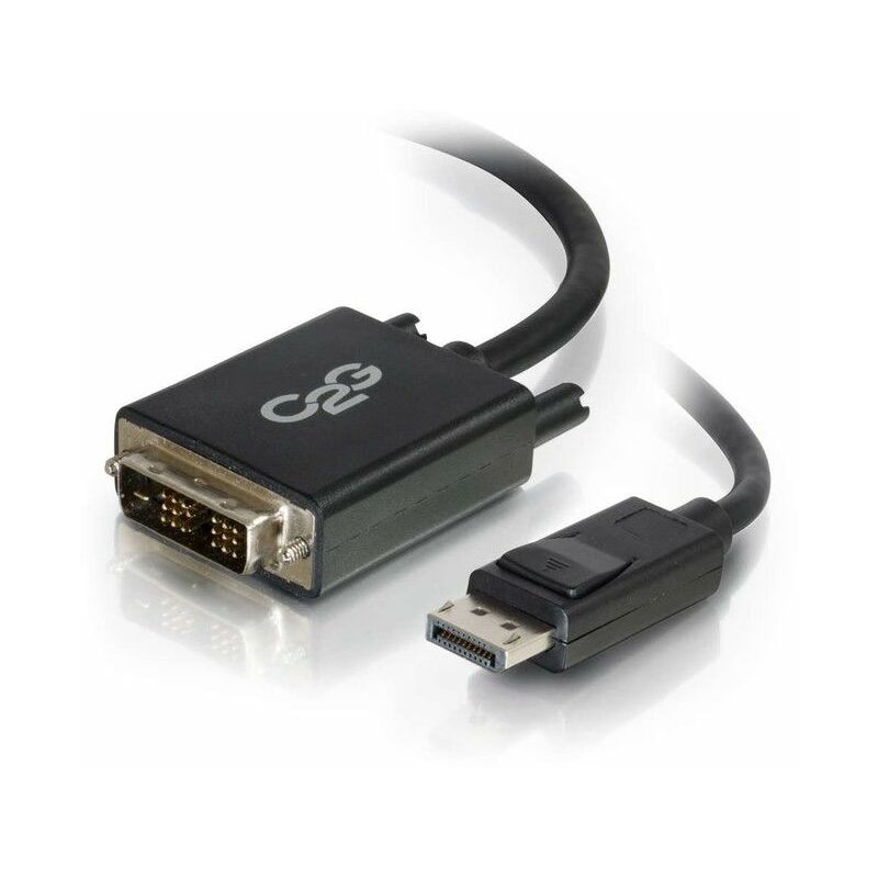 

84330 adaptador de cable de vídeo 3 m DisplayPort DVI-D Negro - C2G