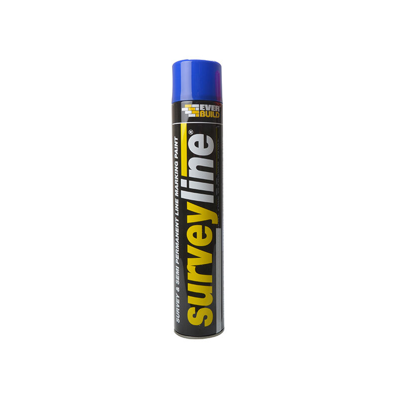 Everbuild - surveyblue Survey Line Marker Spray Blue 700ml evbsurveybl