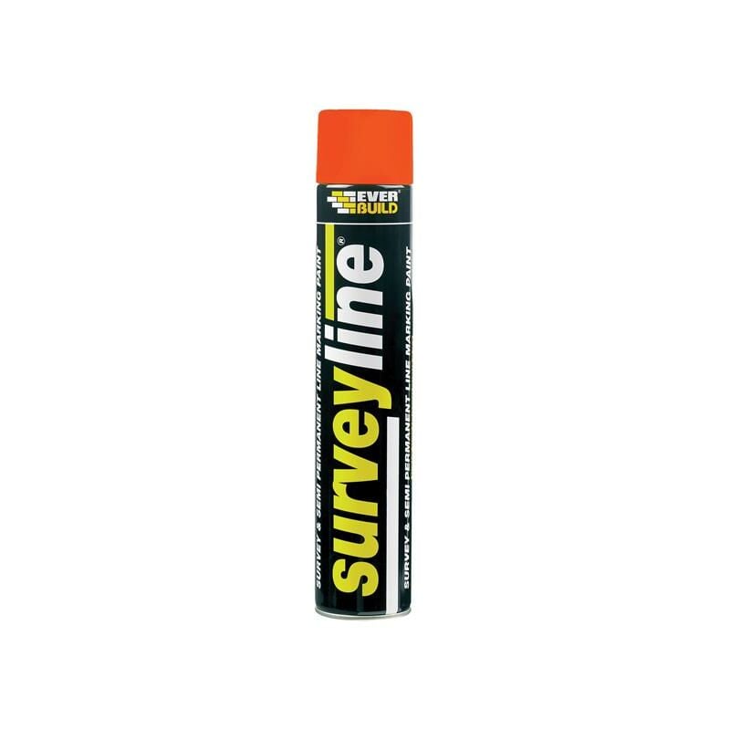 Everbuild - surveyog Survey Line Marker Spray Orange 700ml evbsurveyog