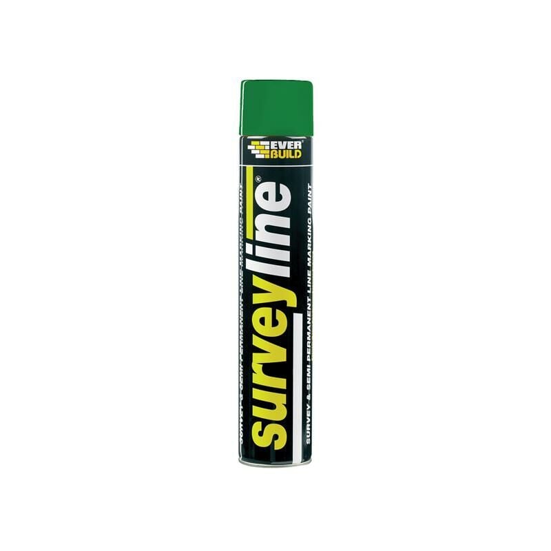 Surveygreen Survey Line Marker Spray Green 700ml evbsurveygr - Everbuild