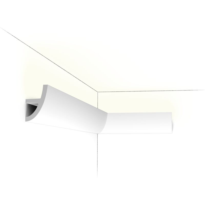 C373 Corniche Eclairage Indirect Polyuréthane Orac Decor Luxxus Antonio Ulf Moritz - 8x5cm (h x p) a l unité