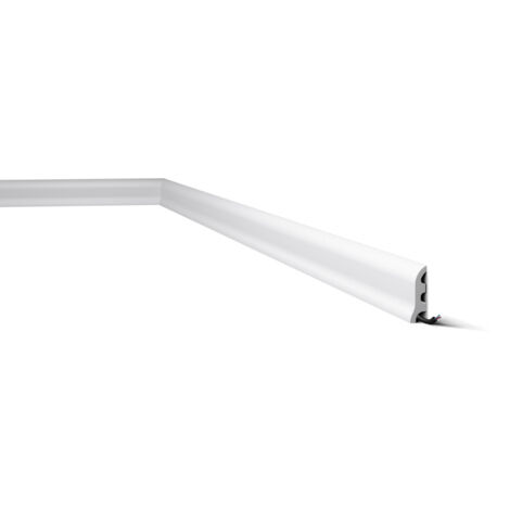 C4 DECOFLAIR Plinthe Polystyrène HD 55 x 17 x 2000 - 1 pièce