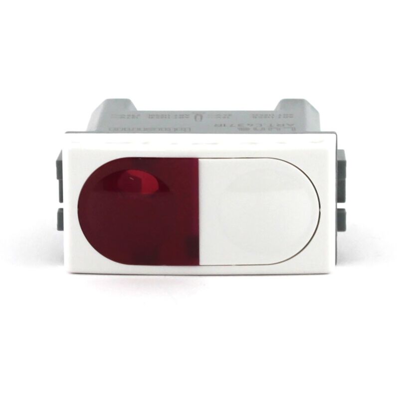 Portalampada spia rossa luna c4371r Bticino