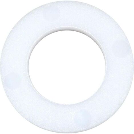 C48564 - Paquete de 100 Arandelas Planas de Poliamida/PA/Nylon M8 Ø Exterior 16mm Espesor 1,7mm - DIN 125