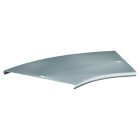 C5 Coperchio curva piana 45° b. 100 ZS
