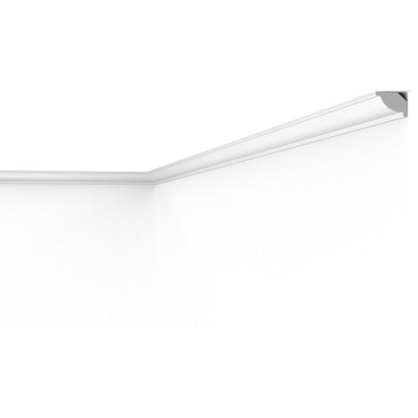 C5 DECOFLAIR Moulure de plafond Polystyrène HD 16 x 22 x 2000 - 1 pièce