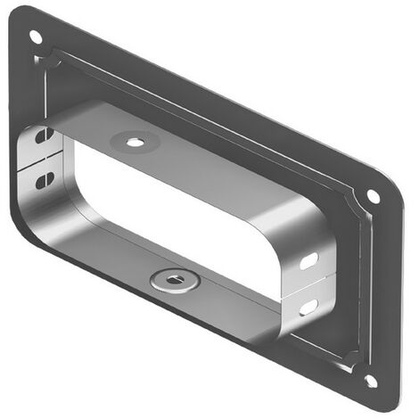 C5 Flangia di raccordo a quadro 200x80 ZS