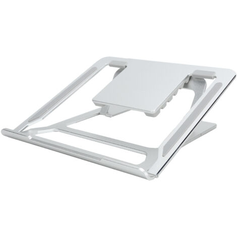 C6 Faltbarer Laptopständer aus silberner Aluminiumlegierung für 11-17 Zoll PCs