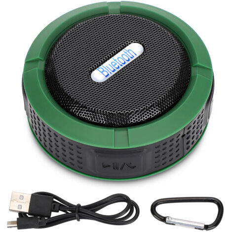 C6 Wasserdichter Bluetooth-Sportlautsprecher, kabellose Audioübertragung für Wandern, Radfahren und Outdoor-Aktivitäten, tragbar mit kraftvollem Bass