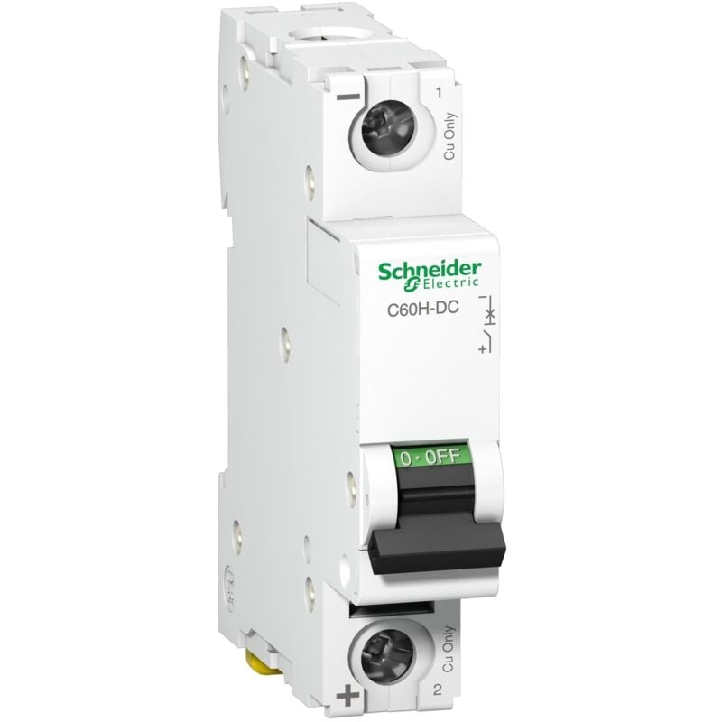 Schneider Electric - C60H-DC disjoncteur 250Vdc 20A 1P c - A9N61512